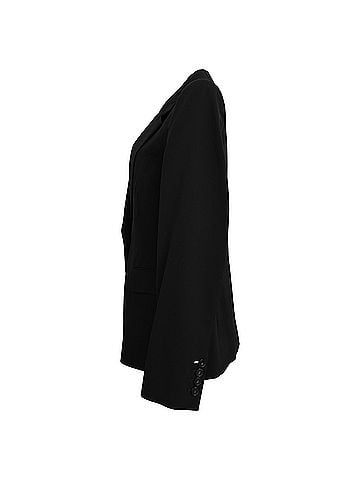 Stella McCartney Stella Mccartney Single-Breasted Blazer with Pockets in Black Wool (view 2)