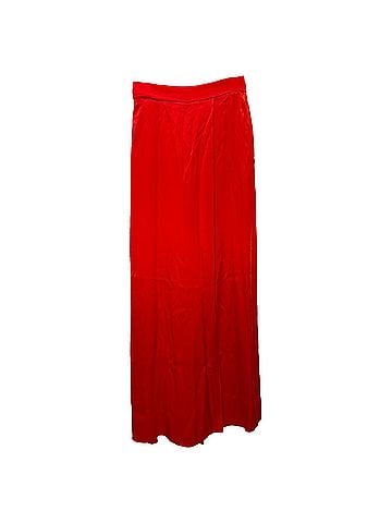 Temperley LONDON Temperley London Wide-Leg Trousers in Red Silk (view 1)