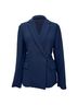 MSGM 100% Wool Blue MSGM Double-Breasted Belted Blazer in Navy Blue Wool Size S - photo 1
