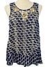 Maeve Print Blue Tank Top Size M - photo 1