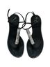 B Brian Atwood 100% Leather Black Sandals Size 8 1/2 - photo 1