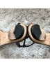 B Brian Atwood 100% Leather Black Sandals Size 8 1/2 - photo 8