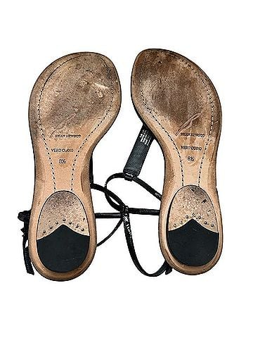 B Brian Atwood crystal leather sandals Sandals (view 2)