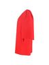 AKRIS 100% Wool Red Akris Double-Face Open Coat in Red Wool Size 10 - photo 2