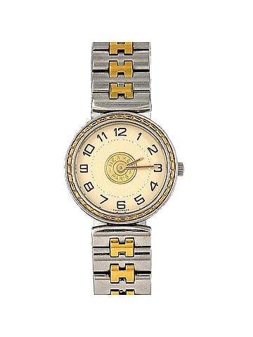 Hermès Hermes Sellier Combination SSxGP Quartz Watch (view 1)