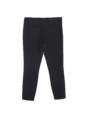 Escada Escada Straight-Leg Trousers in Black Silk (view 2)