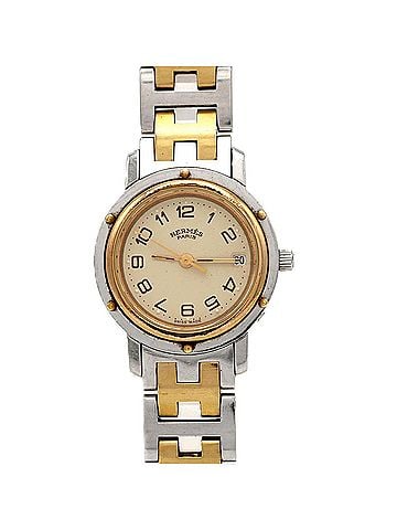 Hermès Hermes Clipper Combination CL3.240 SSxGP Quartz Watch (view 1)