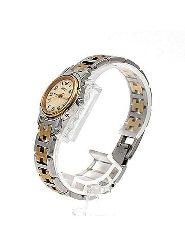 Hermès Hermes Clipper Combination CL3.240 SSxGP Quartz Watch (view 2)