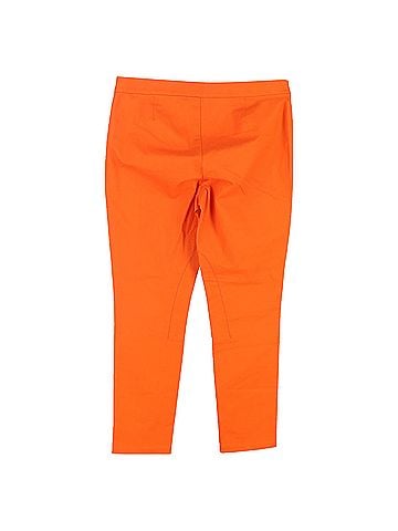 Ralph Lauren Lauren Ralph Lauren Trousers with Zipped Pocket in Orange Cotton (view 2)