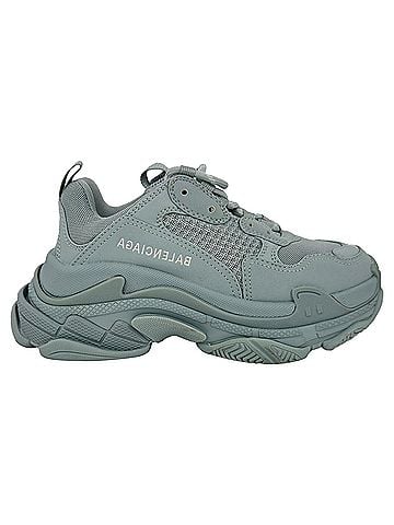 Balenciaga Balenciaga Triple S Sneakers in Light Blue Polyester (view 1)