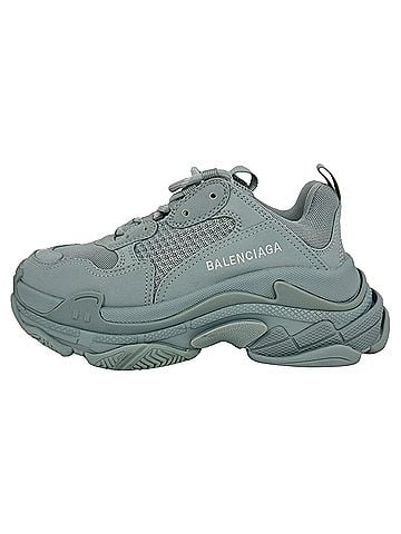 Balenciaga Balenciaga Triple S Sneakers in Light Blue Polyester (view 2)