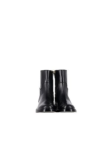 Tod's Tod's T Timeless Ankle Boots in Black Calfskin Leather (view 2)