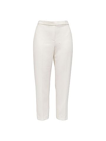 Theory Theory Trousers in White Triacetate (view 1)