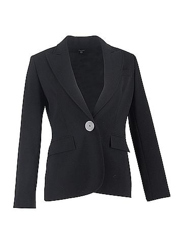 Joseph Joseph Single Button Blazer in Black Polyester (view 1)