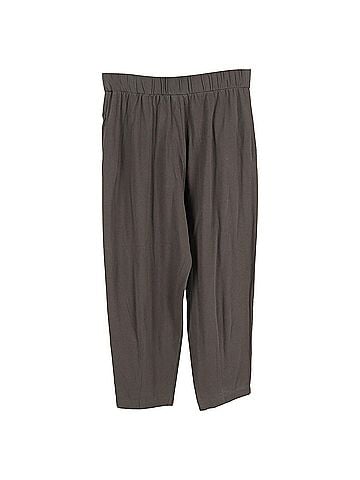 Max Mara Max Mara Leisure Gartered Trousers in Grey Cotton (view 2)