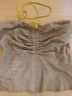 Diesel 100% Suede Solid Tan Tank Top Size S - photo 4
