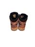 Jordan 100% Leather White Purple Sneakers Size 4 1/2 - photo 3