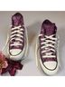 Converse Purple Sneakers Size 6 - photo 4
