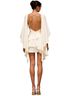 Bloom Solid Ivory Cocktail Dress Size L - photo 2