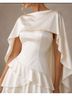 Bloom Solid Ivory Cocktail Dress Size L - photo 4