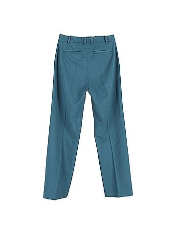 Joseph Joseph Straight Leg Trousers in Green Viscose (view 2)