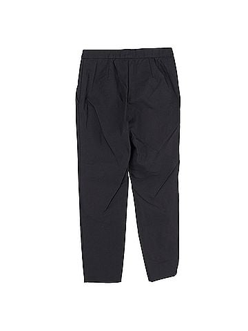 Theory Theory Straight-Leg Trousers in Black Wool (view 2)