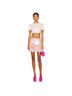 Helmut Lang Solid Gold Pink Formal Skirt Size 12 - photo 1