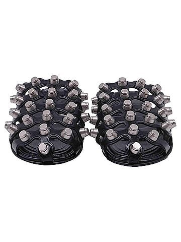 Alexander Wang Alexander Wang Studded Mules in Black Leather (view 2)