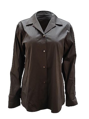 Jil Sander Jil Sander Button-down Shirt in Black Cotton (view 1)