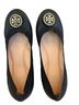 Tory Burch 100% Leather Black Flats Size 7 1/2 - photo 1