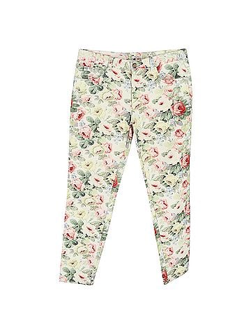 Miu Miu Miu Miu Pants in Floral Print Cotton (view 1)
