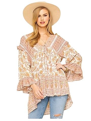 Free People Long Sleeve Blouse (view 1)