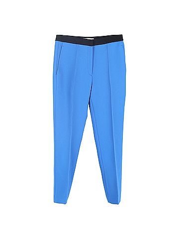 Sandro Sandro Straight Leg Trousers in Blue Polyester (view 1)