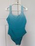 Jantzen Ombre Blue One Piece Swimsuit Size 16 - photo 5