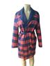 Rag & Bone Checkered-gingham Red Blue Coat Size S - photo 1