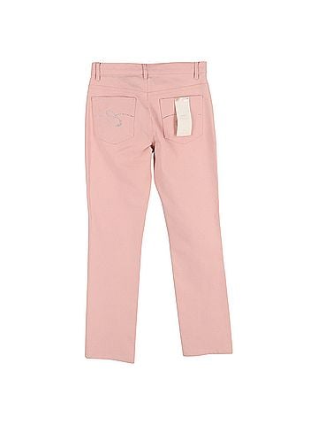 Escada Escada Straight-Leg Jeans in Pink Cotton Denim (view 2)