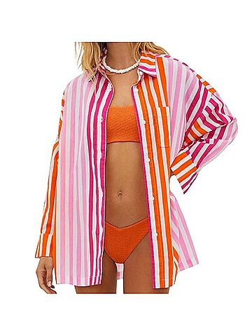 Beach Riot Alexa Long Sleeve Button-Down Shirt (view 1)