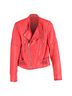 Joseph 100% Leather Red Joseph Biker Jacket in Red Leather Size 4 - photo 1