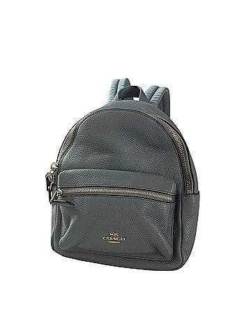 Coach Leather Backpack (view 1)