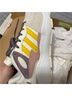 Adidas White Yellow Sneakers Size 7 - photo 5