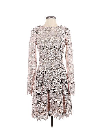Monique Lhuillier Embroidered Dress Cocktail Dress (view 2)