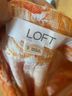 Ann Taylor LOFT Floral Orange Gold Shorts Size 2 - photo 3