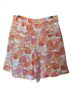 Ann Taylor LOFT Floral Orange Gold Shorts Size 2 - photo 2