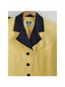 Morgan Miller Solid Yellow Black Blazer Size 12 - photo 12