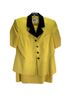 Morgan Miller Solid Yellow Black Blazer Size 12 - photo 4