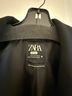 Zara 100% Recycled Polyester Black Blazer Size S - photo 3