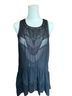 BCBGMAXAZRIA Runway 100% Silk 43% Cotton 38% Nylon 19% Rayon Black Sleeveless Blouse Size S - photo 3