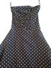 Ruby Rox Polka Dots Purple Black Cocktail Dress Size 5 - photo 1