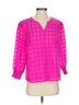 CAbi Pink C Abi 3/4 Sleeve Blouse Size S - photo 1