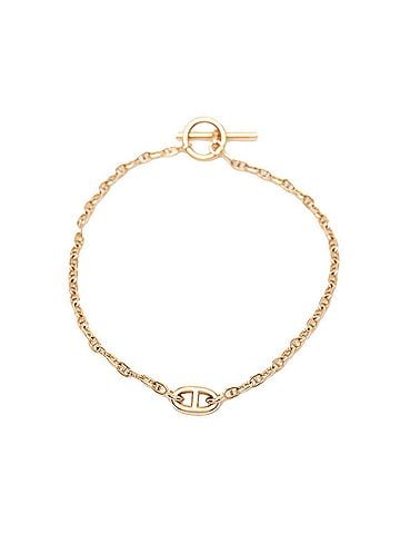 Hermès Hermes Chaine d'Ancre Farandole ST Bracelet 18KPG Pink Gold 750 Women's HERMES (view 1)